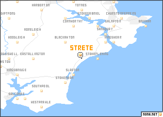 map of Strete