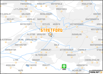 map of Stretford