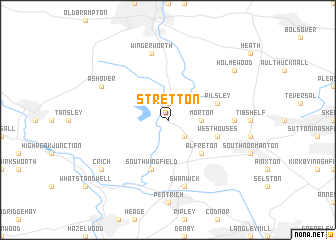 map of Stretton