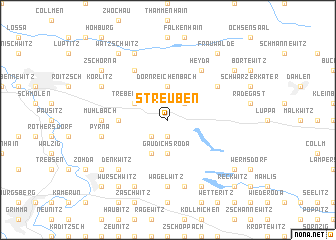 map of Streuben