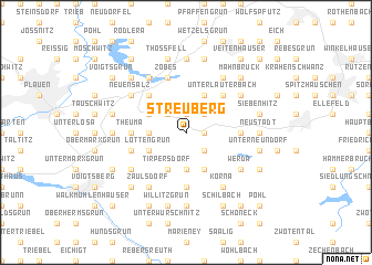 map of Streuberg