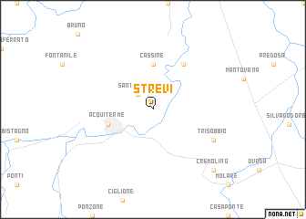 map of Strevi