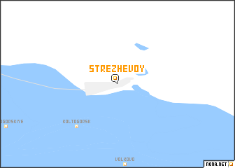 map of Strezhevoy