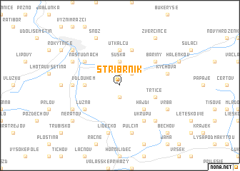 map of Stříbrník