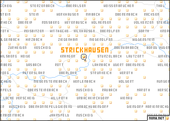 map of Strickhausen