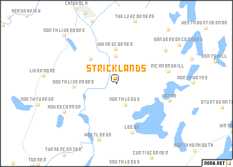 map of Stricklands