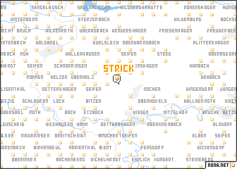 map of Strick