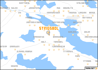map of Stridsbol