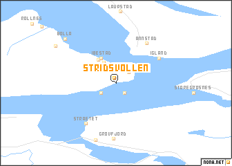 map of Stridsvollen