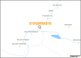 map of Striganskoye
