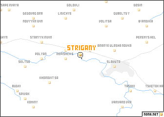 map of Strigany