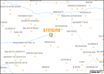 map of Strigino