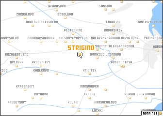 map of Strigino