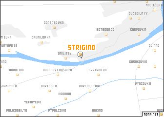 map of Strigino