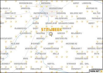 map of Strijbeek