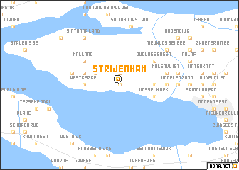 map of Strijenham