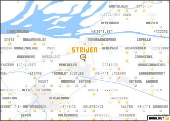 map of Strijen