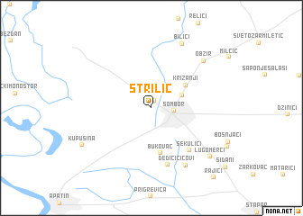 map of Strilić