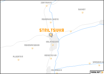 map of Strilʼtsivka