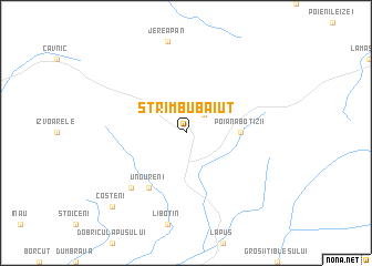 map of Strîmbu-Băiuţ