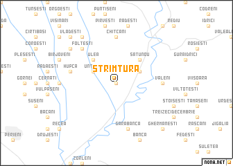 map of Strîmtura