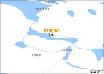map of Strinda