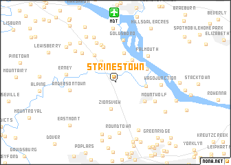 map of Strinestown