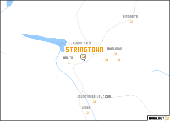 map of Stringtown