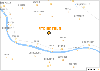 map of Stringtown