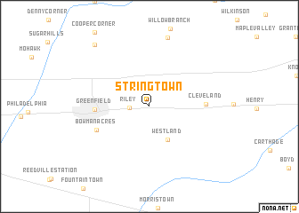 map of Stringtown