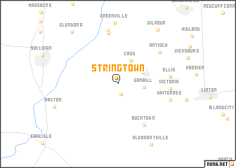 map of Stringtown