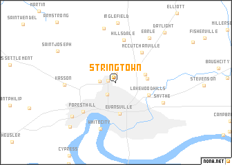 map of Stringtown