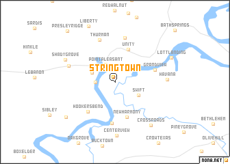 map of Stringtown