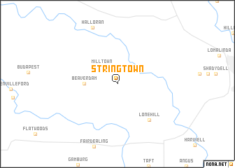 map of Stringtown