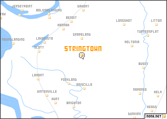map of Stringtown