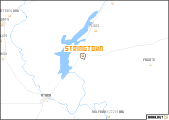 map of Stringtown