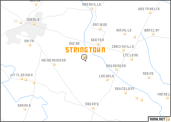 map of Stringtown