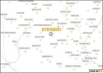 map of Strisovci