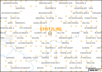 map of Stritzling