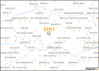 map of Štrit