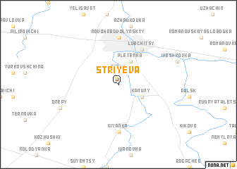 map of Striyeva