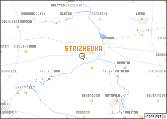 map of Strizhevka