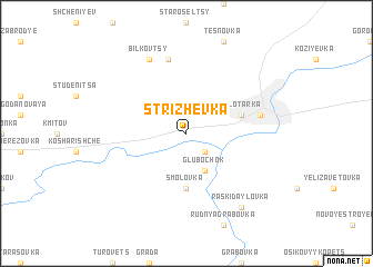 map of Strizhevka