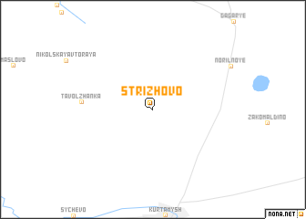 map of Strizhovo