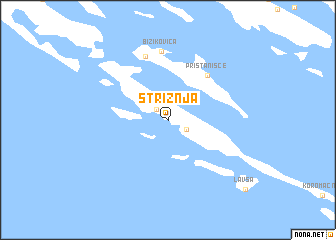 map of Strižnja