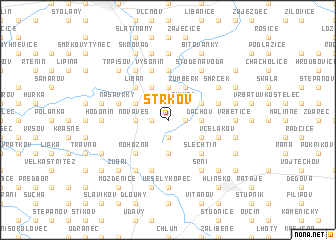 map of Strkov