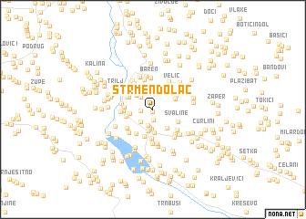 map of Strmen Dolac