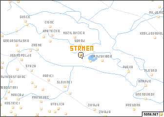 map of Strmen