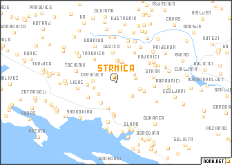 map of Strmica