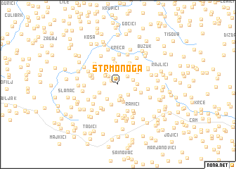 map of Strmonoga